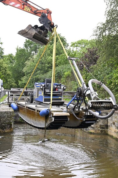 Einsatz Truxor Bamberger Schleuse 100