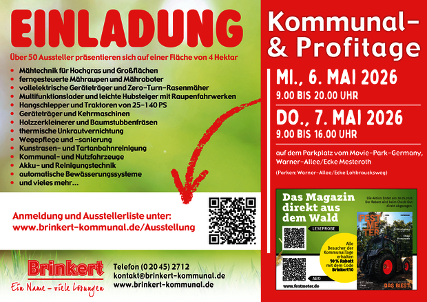 Einladung zur Ausstellung Brinkert